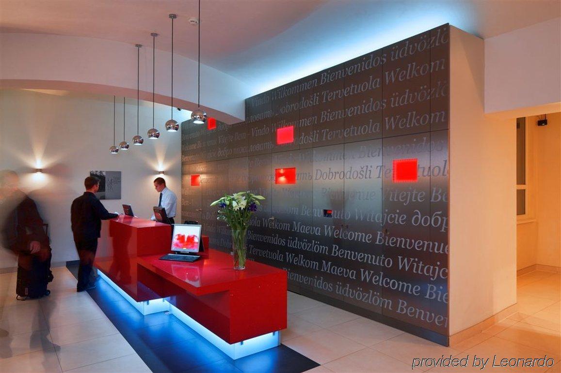 Red&Blue Design Hotel Prag Interior foto