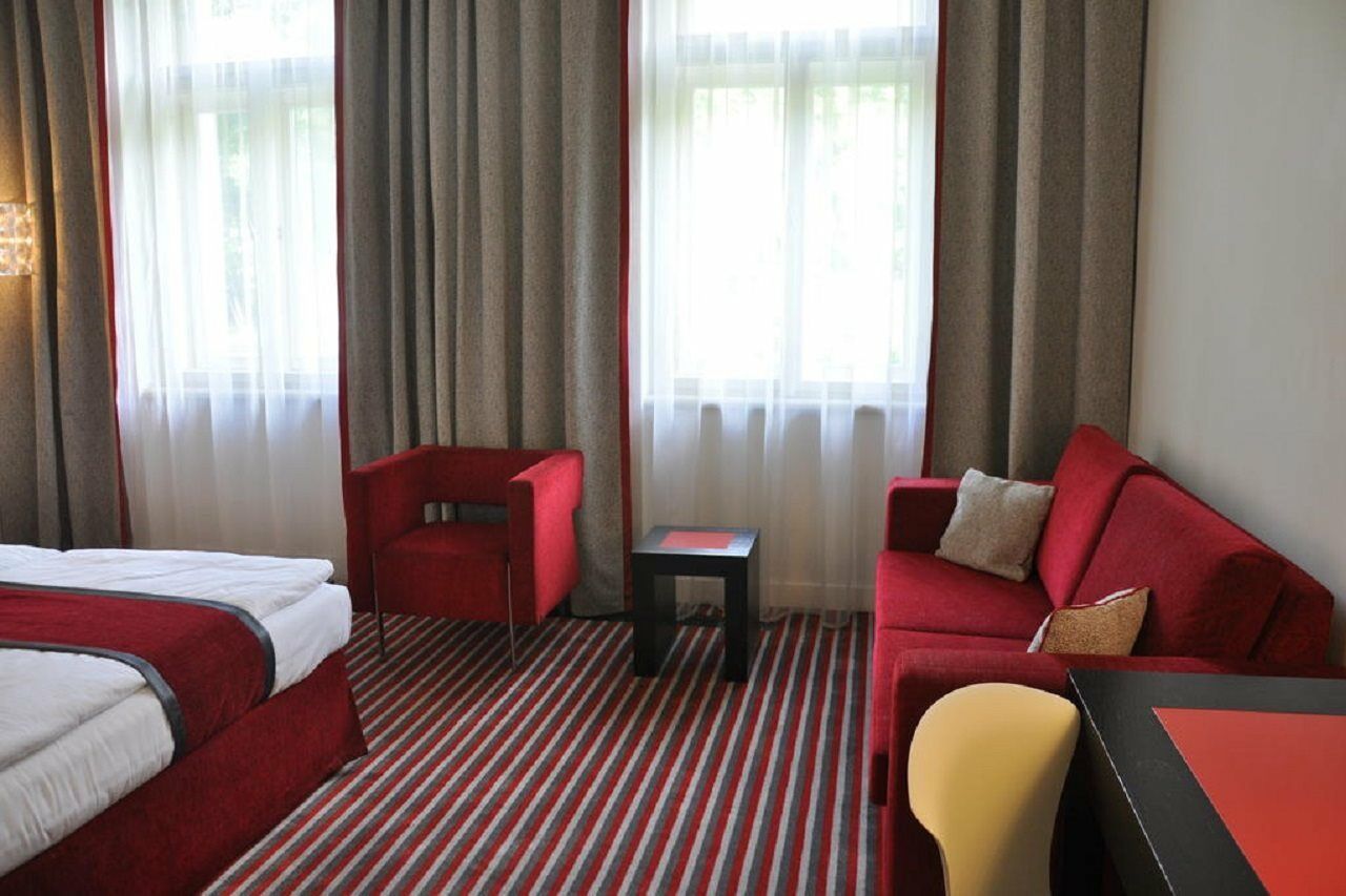 Red&Blue Design Hotel Prag Exterior foto